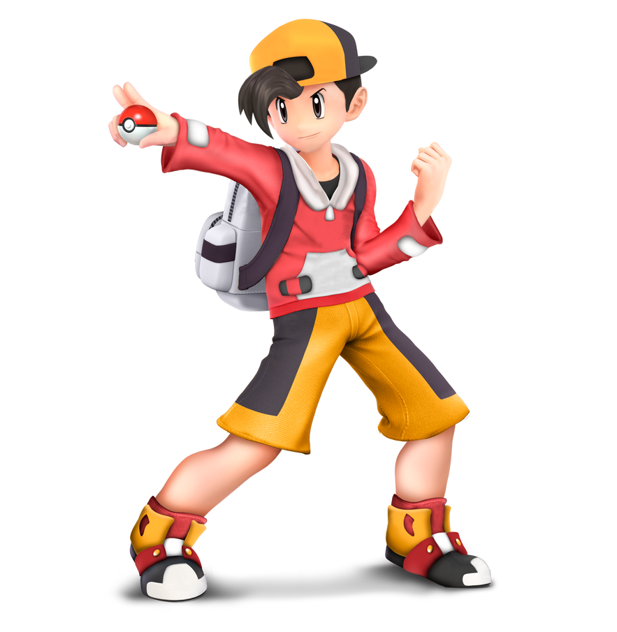 Trainer Gold, in Smash Ultimate render Style by CamiloArts1 on DeviantArt