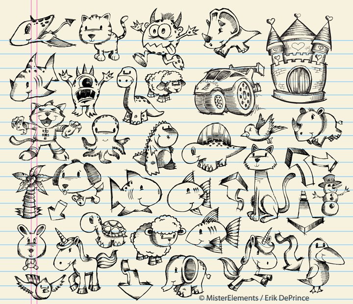 Animal and Doodle Sketches by ErikDePrince on DeviantArt Animal and Doodle Sketches by ErikDePrince on DeviantArt