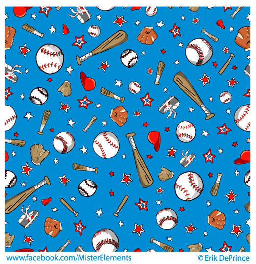 Baseball Seamless Pattern by ErikDePrince on DeviantArt