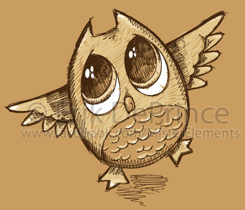 Cute Owl Sketch