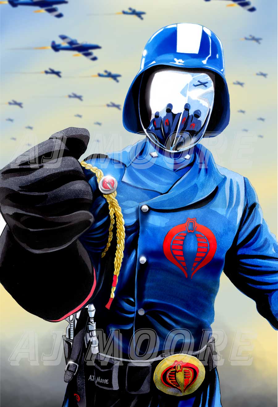 Cobra Commander - by AJ Moore