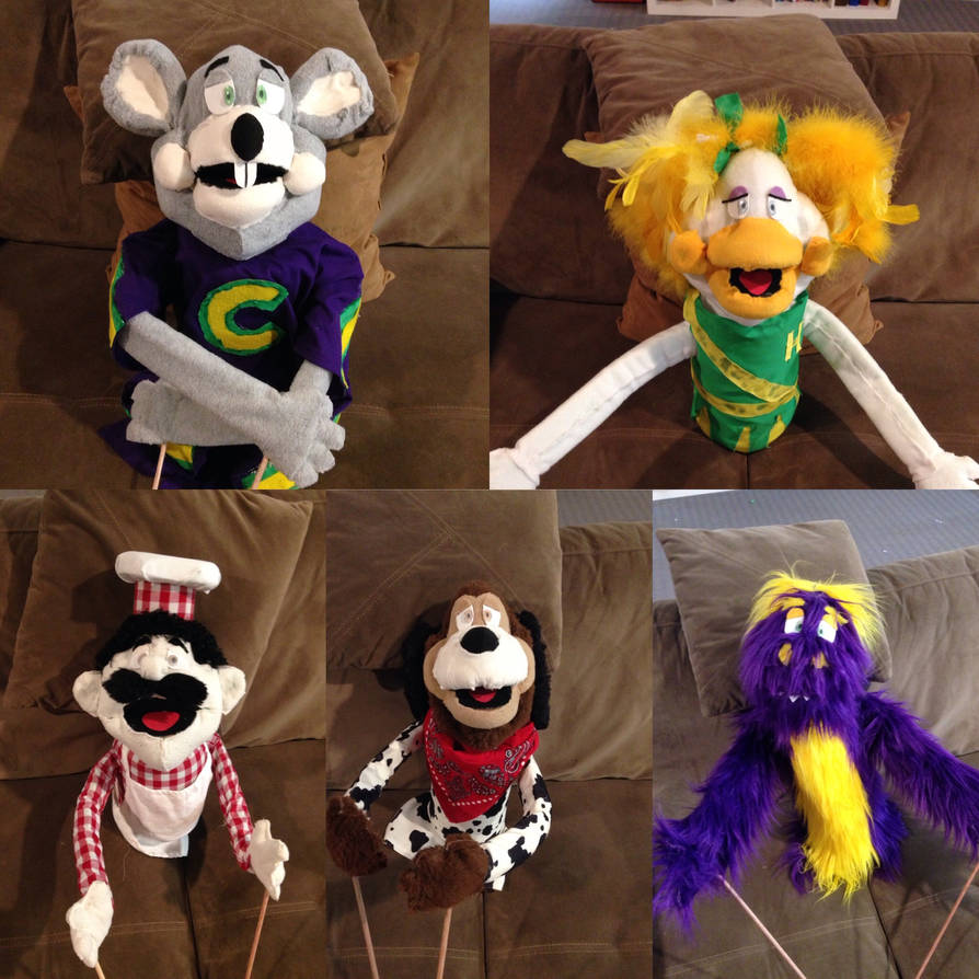 Chuck's Puppet Chuck E. Cheese Puppets by TaylorxxWolfie on DeviantArt