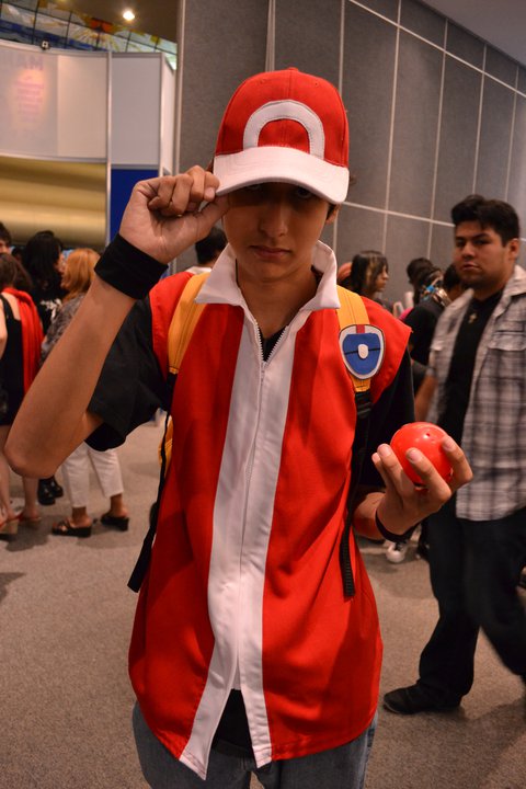 Pokemon Trainer Red Cosplay Costumes