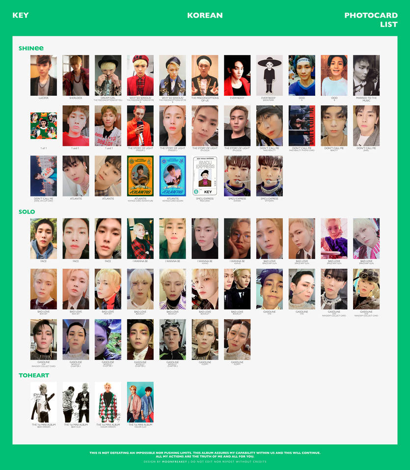 KEY Korean Photocards Template by ichbinriva on DeviantArt