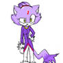 Blaze the Cat: confused look