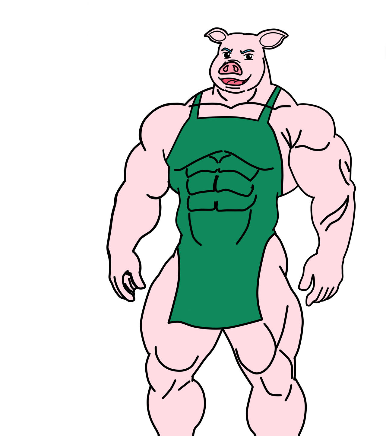 Hamstring Pig Muscle Pig the male Characters the Gather aprons g by mirunoaishi115 on ...