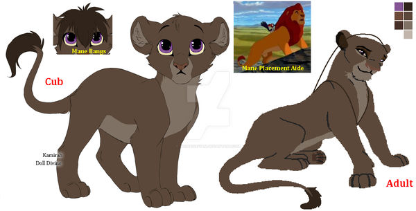 Lion King OC (Maned Lioness) by TensaiSaiyan on DeviantArt