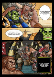 Warcraft 3 Comicbook - Thrall Vs. Grom Hellscream