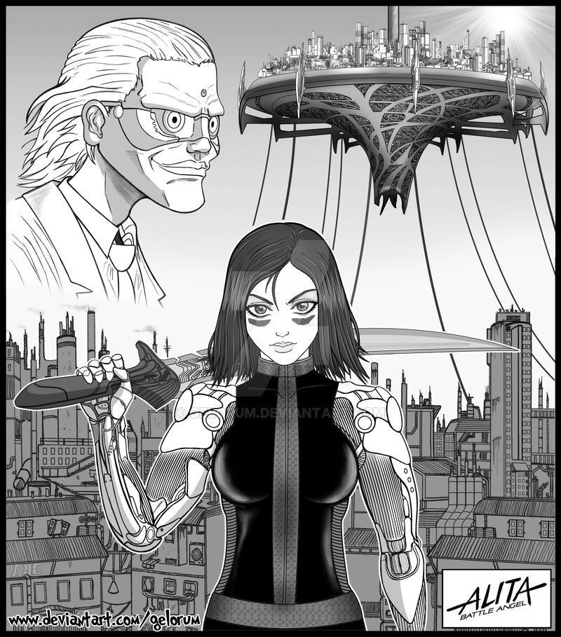 Alita Battle Angel (Manga Version) by Gelorum on DeviantArt