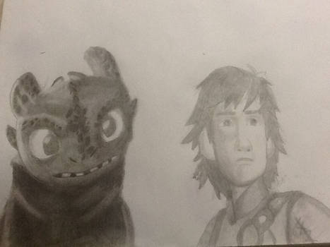 Hiccup and Toothless