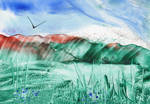Encaustic art 29 - Lake scene by aragornsgirl333