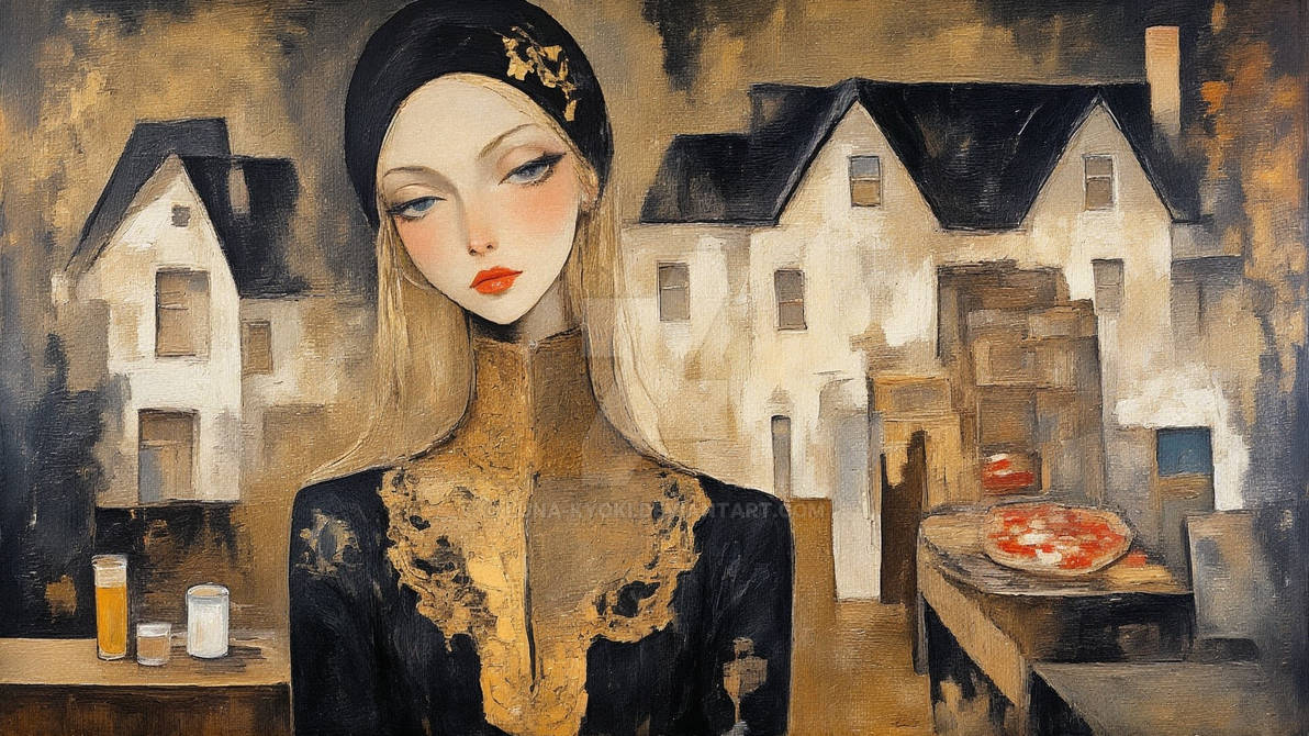 Golden High-Collar