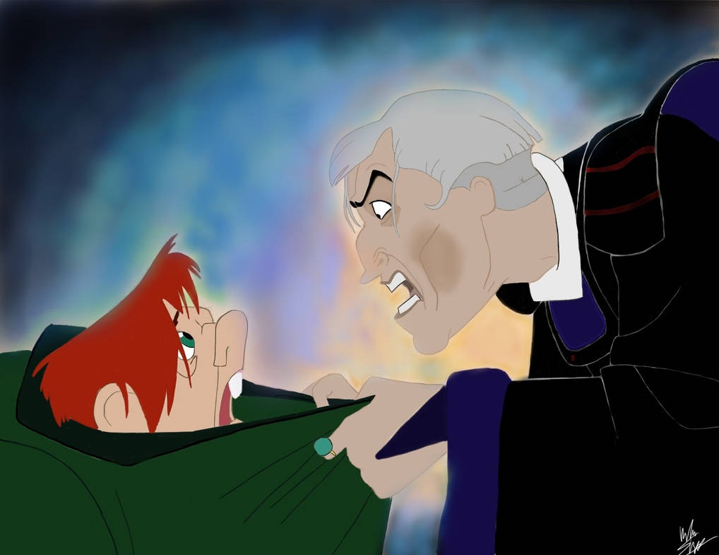The Hunchback Of Notre Dame Quasimodo And Frollo By Kaybuscuscappius On Deviantart
