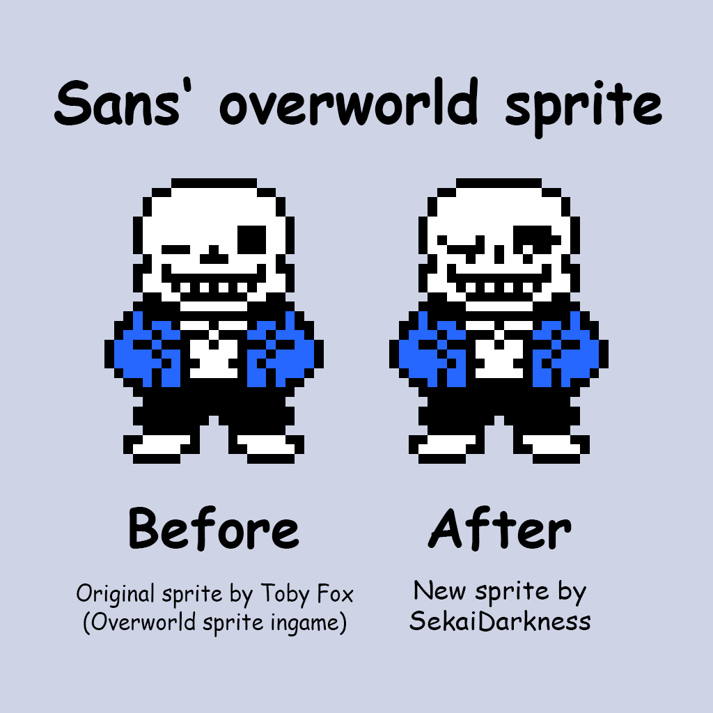 Pixilart - Sans Overworld sprite remastered by RJW3009