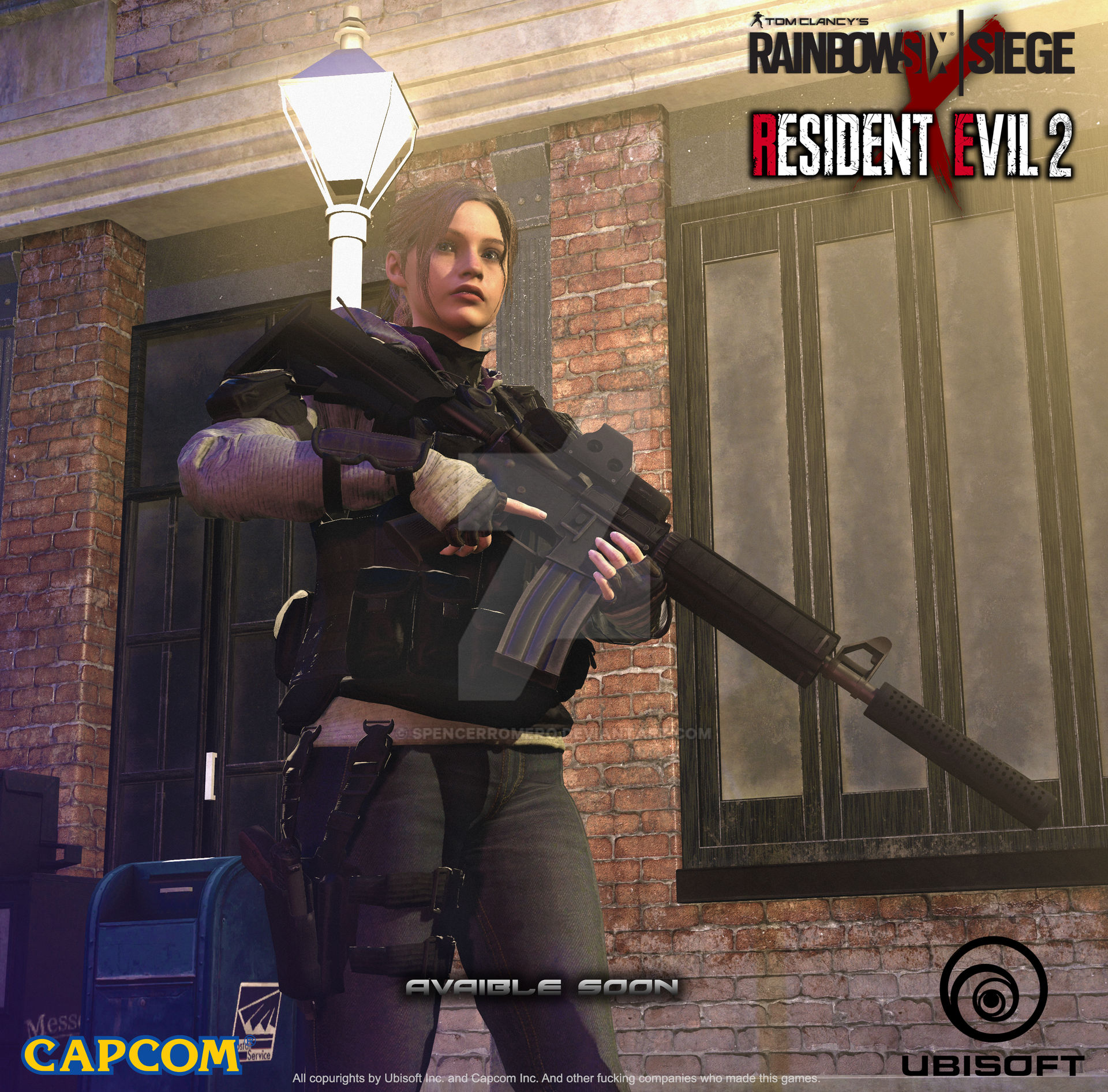 RE2:REmake X R6:S by SpencerRomero on DeviantArt