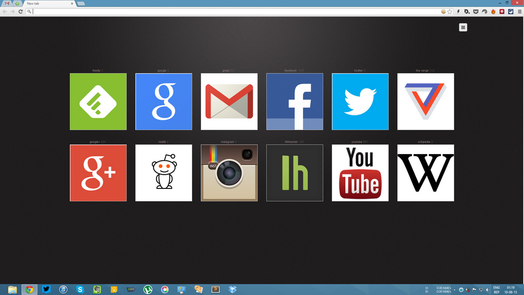 Google Chrome New Tab by flothegangsta on DeviantArt