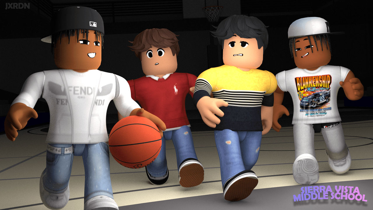 Cxyote on X: GFX i made for my Roblox basketball game, #RobloxDev #roblox # GFX #blender #robloxdeveloper  / X