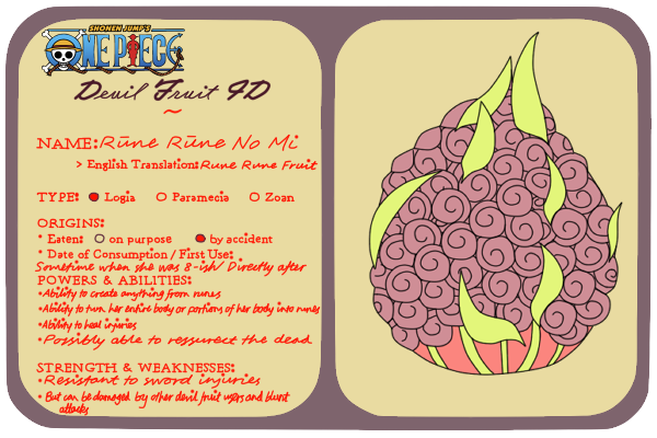 Devilish Rune Devil Fruit:Rune Rune Fruit by Yuri-swan on DeviantArt