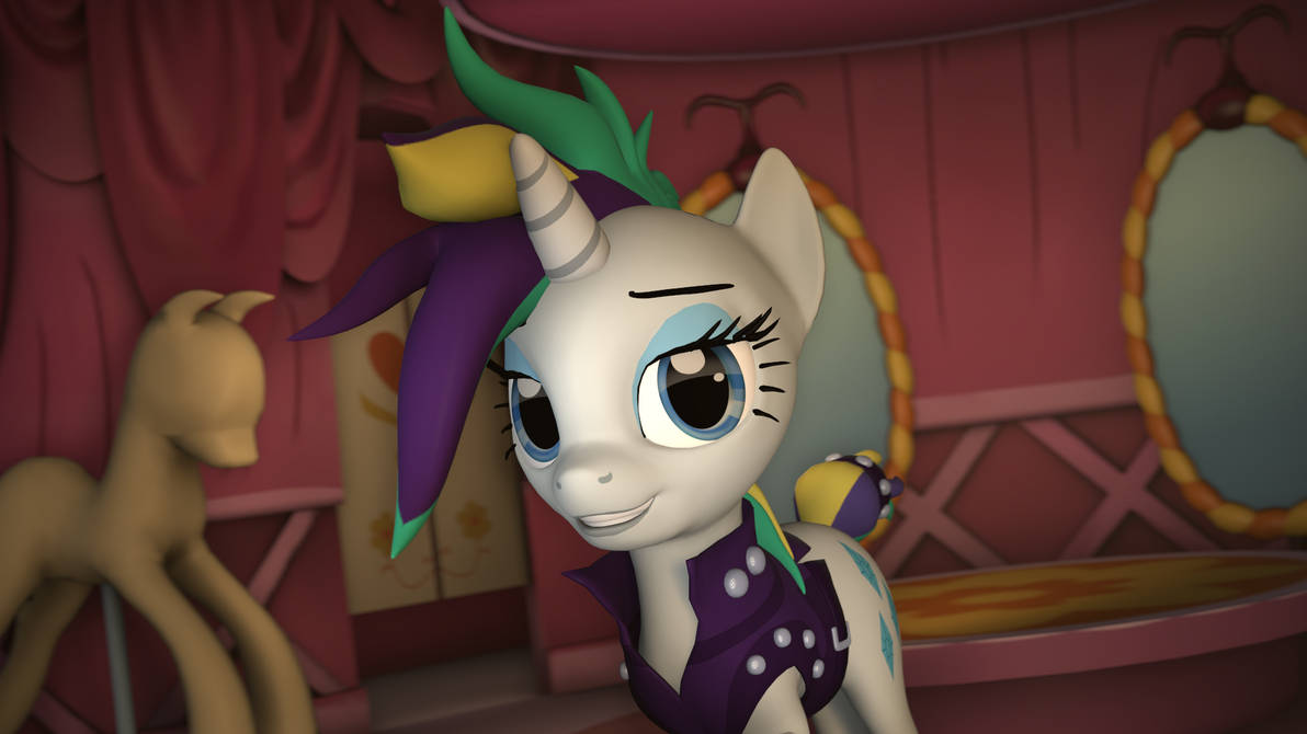 Punk Rarity Screencap Punk Rarity by MidnightDanny on DeviantArt