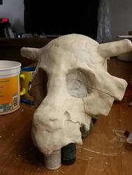 work in progress,  cubone cosplay.