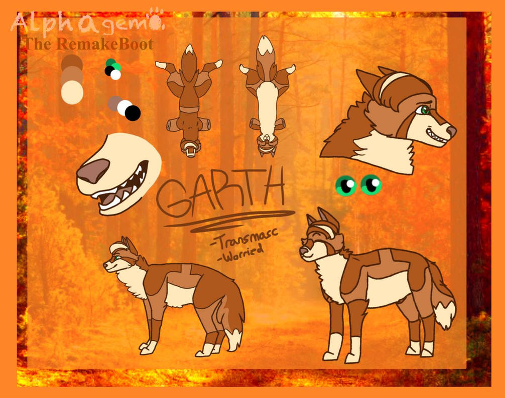 Garth Remakeboot Reference Sheet by AlphaOmegaRemakeBoot on DeviantArt