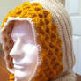 Dragon Scale Crocheted Hood