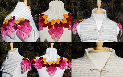 Golden Sweetheart Leaf Capelet