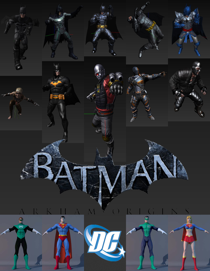 Dc universe 3d models