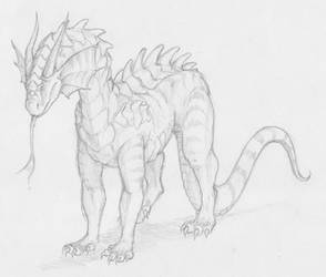 Dragon Pencil Drawing