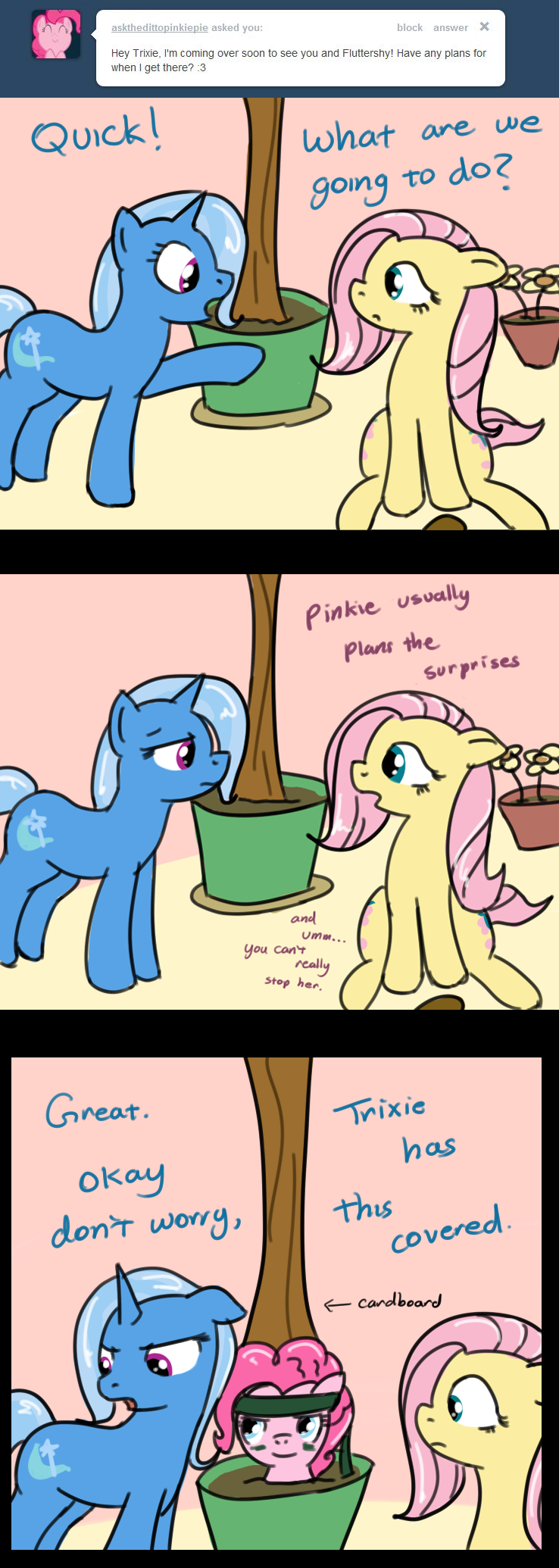 Ask Trixie - Enter Pinkie Pie