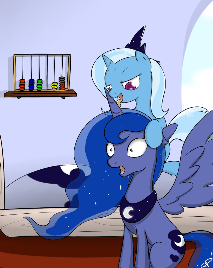 Trixie and Princess Luna