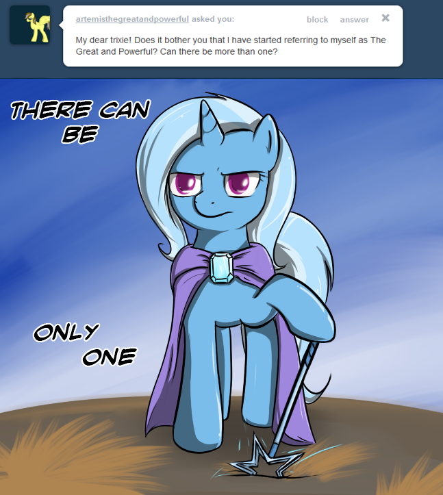 Ask Trixie - Only One