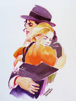 Michael Jackson with Katie