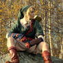 Link Twilight Princess Cosplay: Sitting On A Rock