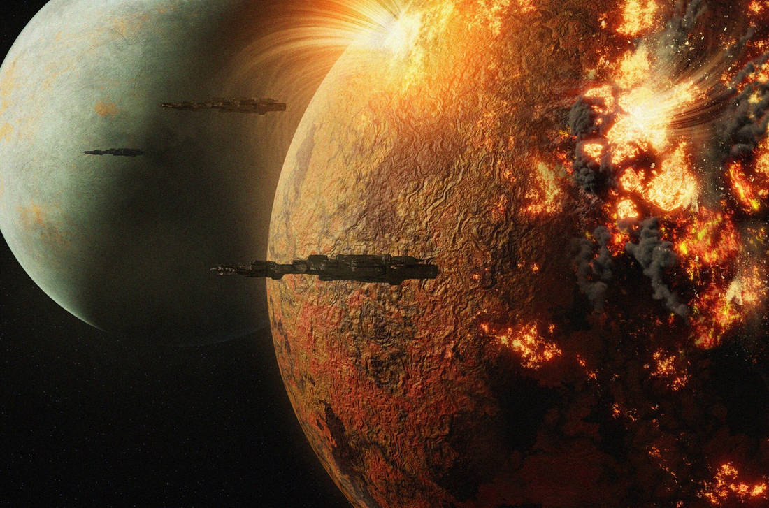 Alien planet by mikdam68 on DeviantArt