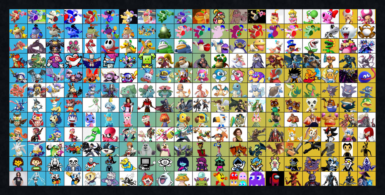 My Other New Smash Bros Roster by PomPomIsCutie10 on DeviantArt