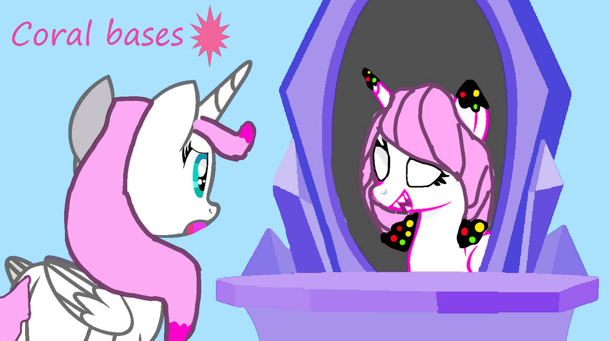 MLP BASE #1 This mirror is very strange by Coral-SparkleYT on DeviantArt