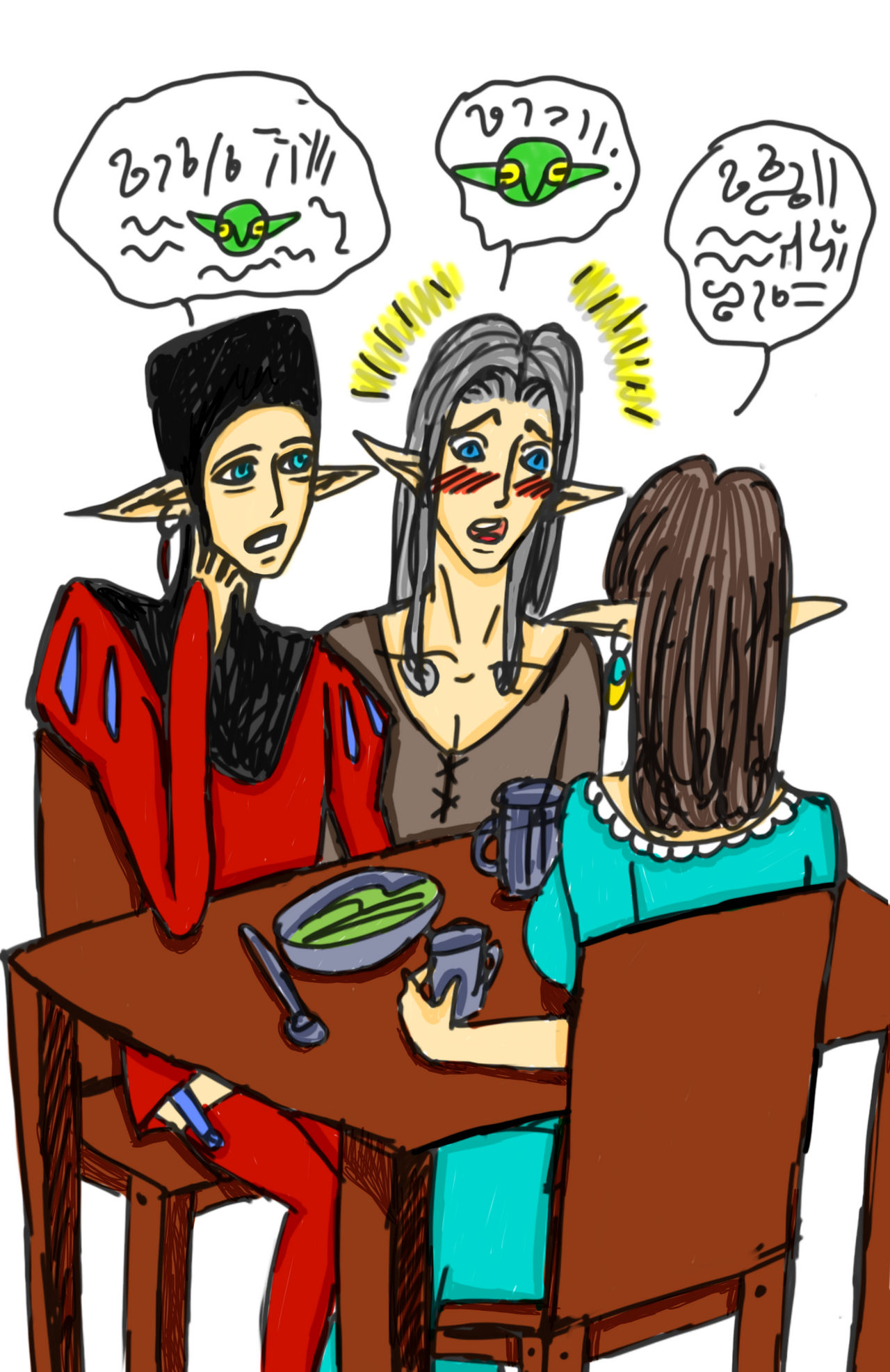 the wrong elf by SanguisNocte on DeviantArt