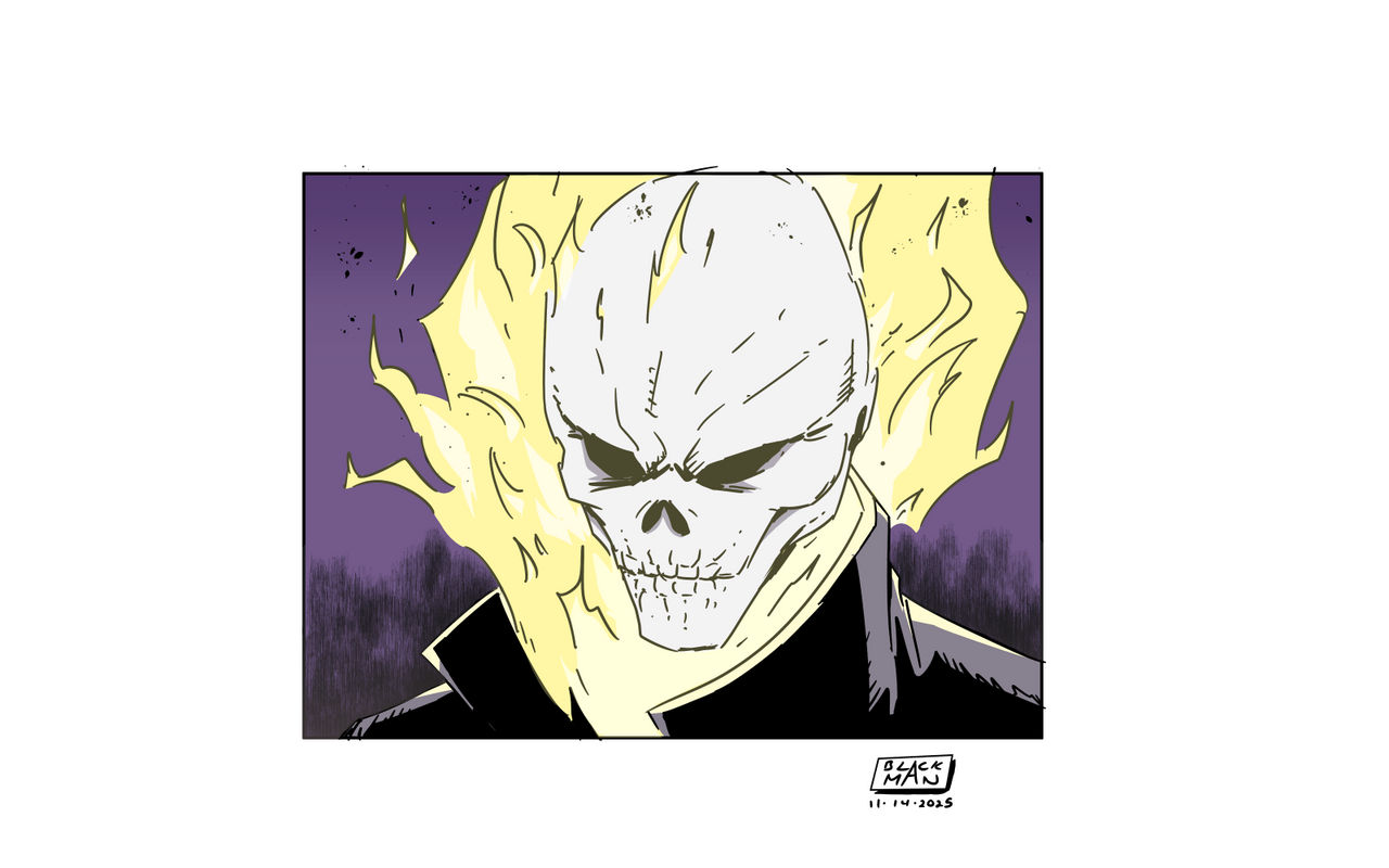 Fat Ghost Rider Ghost Rider fan art by ablackmanpresents on DeviantArt