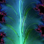 Fractal Abstract Art Blossoming Plant