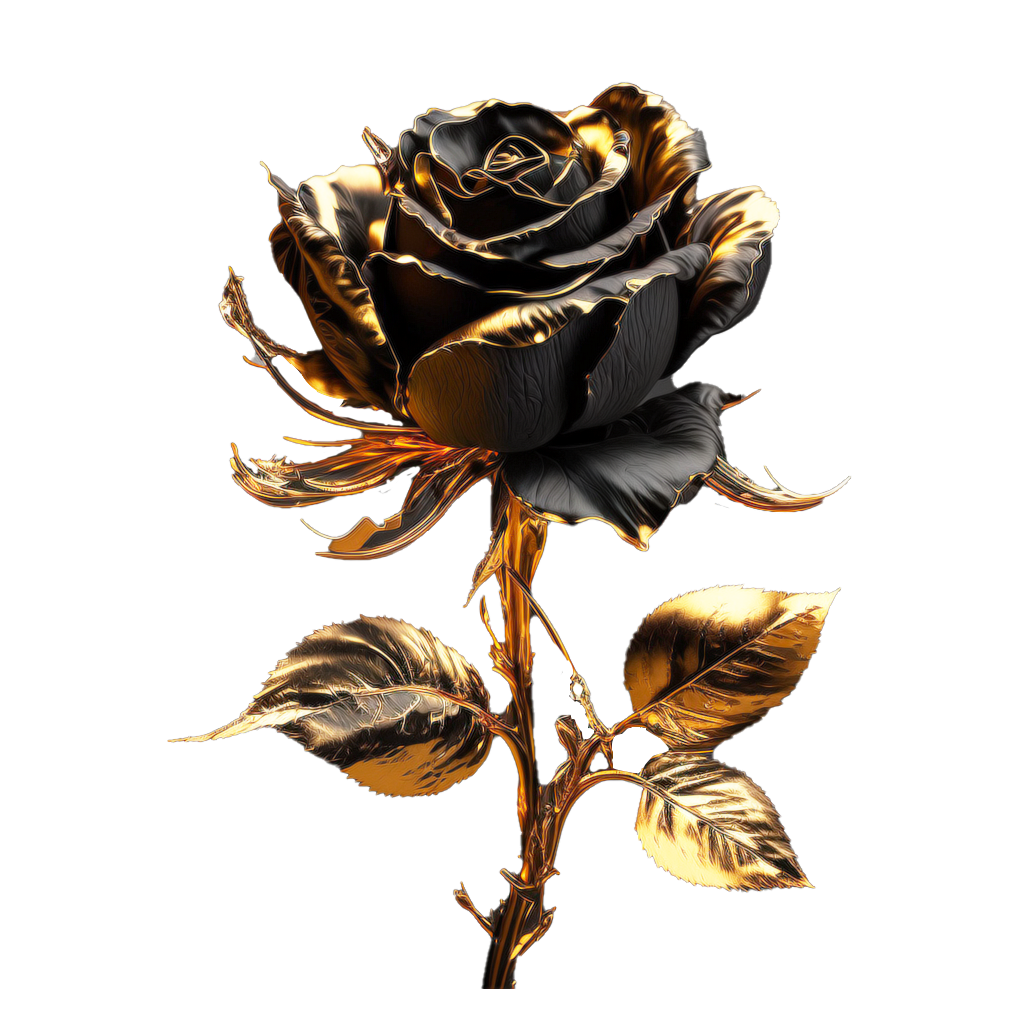 Gold rose and black clearance