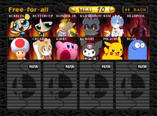 Smash Rbos 64 Roster My zAch'n Smash Bros. 64 Roster by zAchncentral on DeviantArt