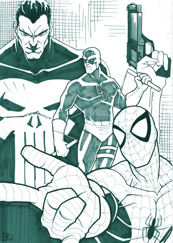 DD - Spidey - Punisher REDUX