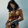 Wonder Woman digital paint