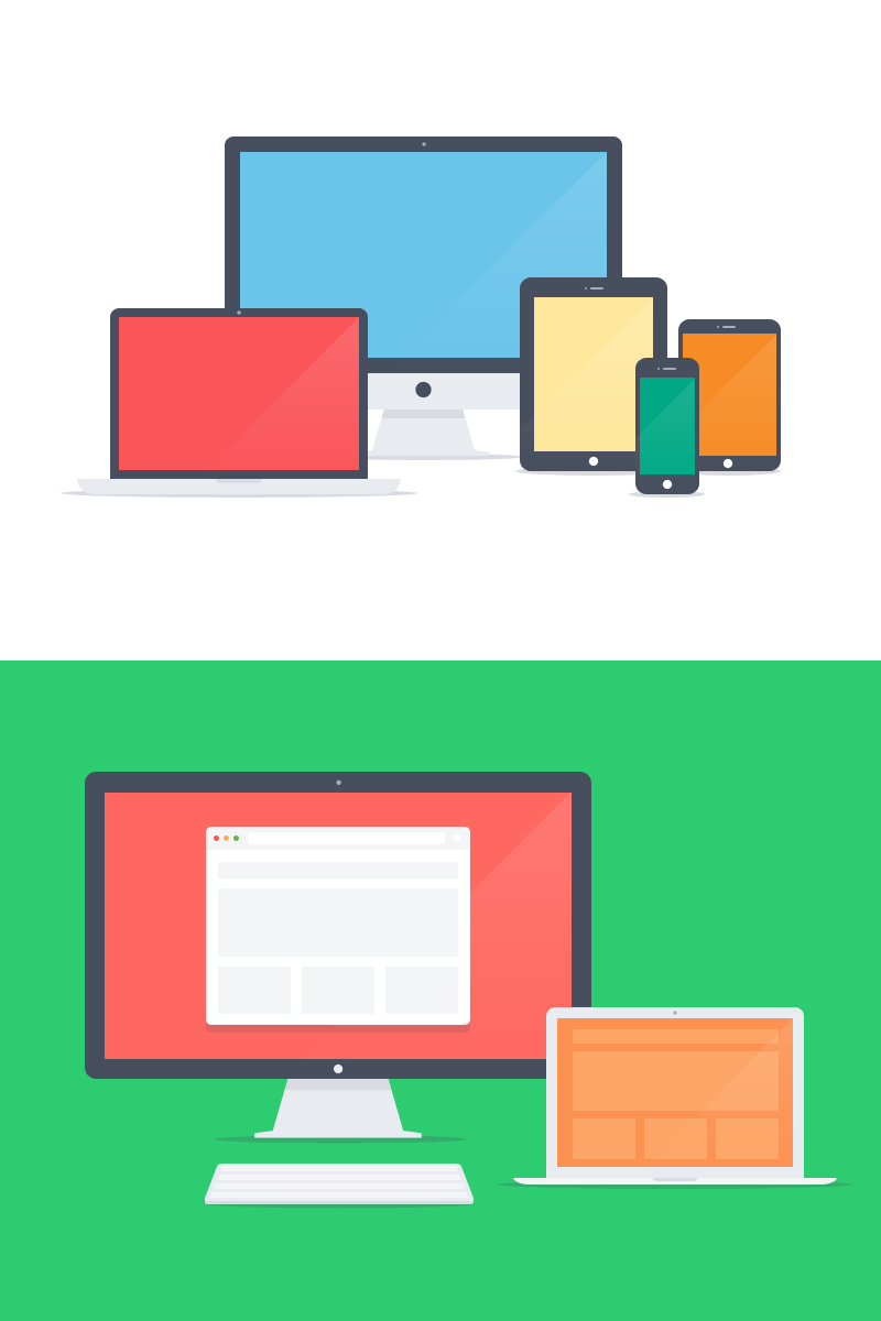 Flat Apple family - PSD by NumarisLP