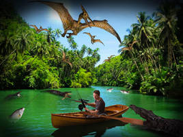 Fishing in the Loboc river