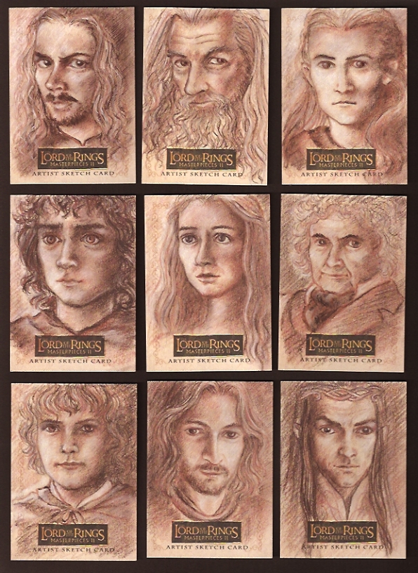 lotr sketch cards 1