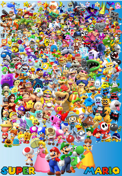 Super Mario Throughout the Years
