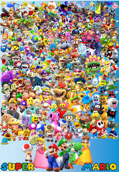 Super Mario Throughout the Years