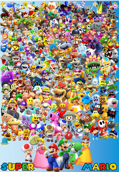 Super Mario Throughout the Years